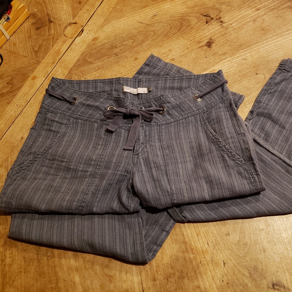 Blue Prana Linen Pants Size 0